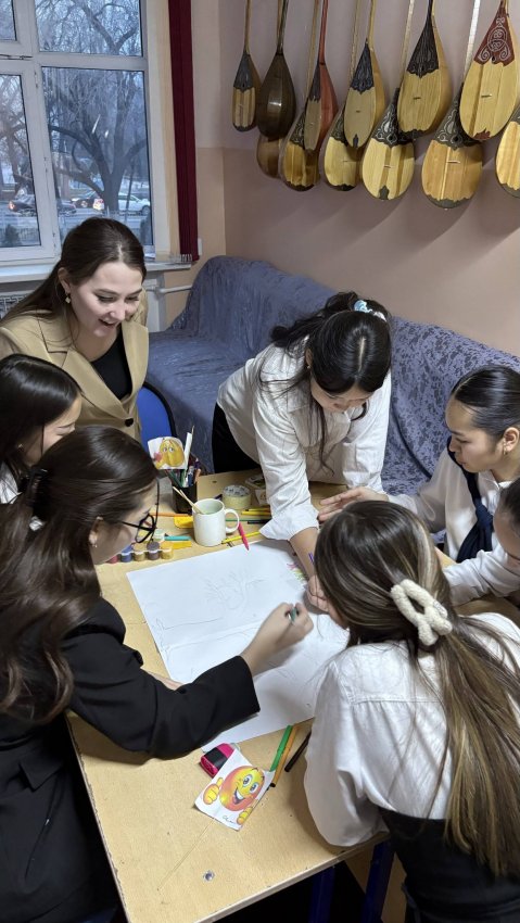 "Жақсы сөз-жан шуағы" тақырыбында арт-терапия