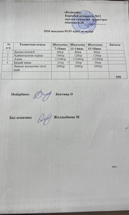 05.03.2026ж күнгі ас мәзірі